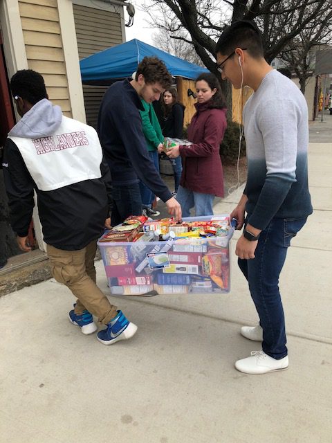Doherty Memorial High School ‘Food Drive Club’ Students Delivered!